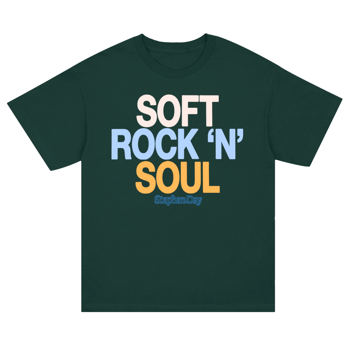 Stephen Day Soft Rock T-Shirt (Dark Green)