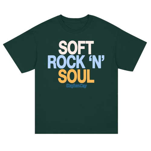 Stephen Day Soft Rock T-Shirt (Dark Green)